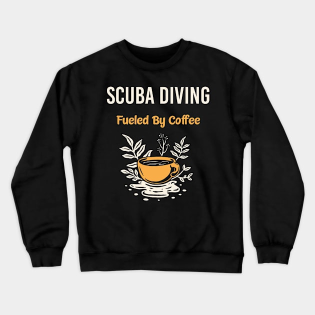 Scuba Diving Crewneck Sweatshirt by flaskoverhand